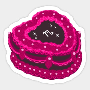 Scorpio Cake Sticker